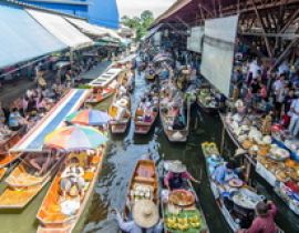 Chợ nổi Damnoen Saduak
